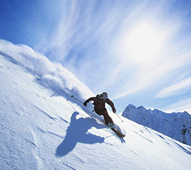 Skiing in Greece